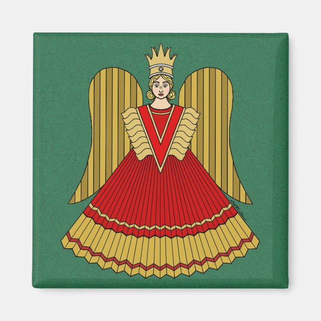 Aimant Angel de Noël de Nuremberg (Devant)