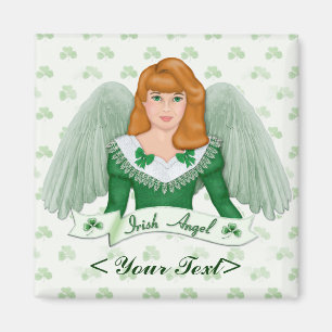 Aimant Angel irlandais et bannière