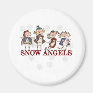 Aimant Anges de neige