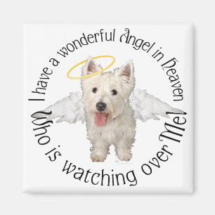 Aimant Anges gardiens Westie