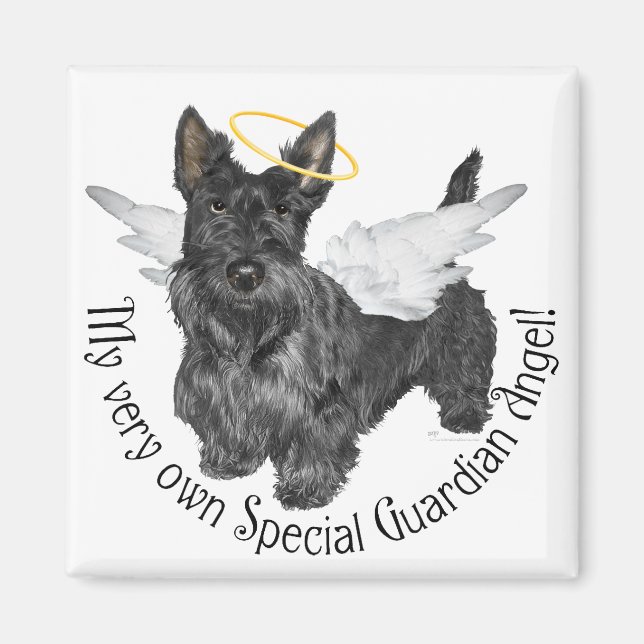 Aimant Anges Scottish Terrier (Devant)