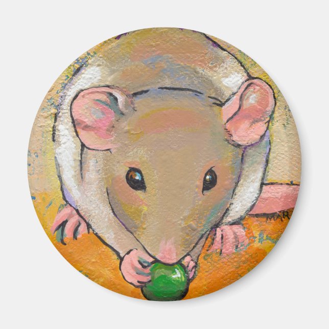 Aimant Animal rat adorable mignon art mignon mignon Cuten (Devant)