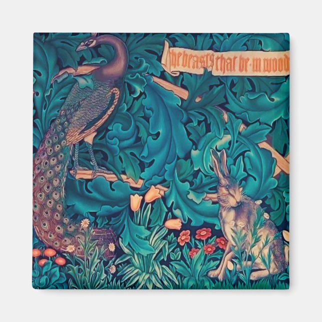 Aimant Animals dans The Forest, William Morris (Devant)