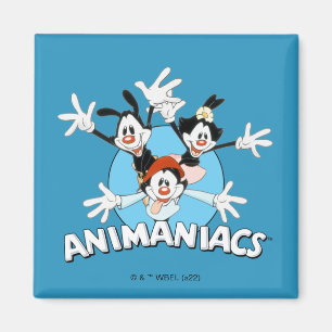 Aimant Animaniacs   Warner Siblings Armoiries grand graph