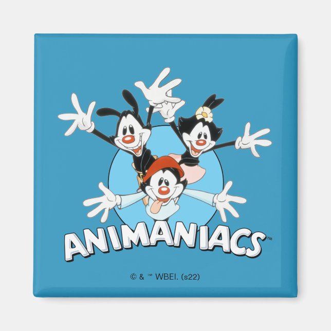 Aimant Animaniacs | Warner Siblings Armoiries grand graph (Devant)