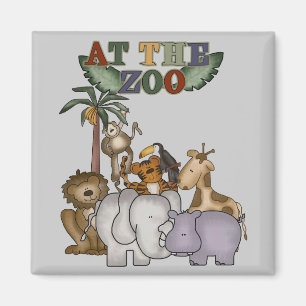 Aimant Animaux aux T-shirts et aux cadeaux de zoo