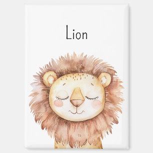 Aimant Animaux de lion mignons