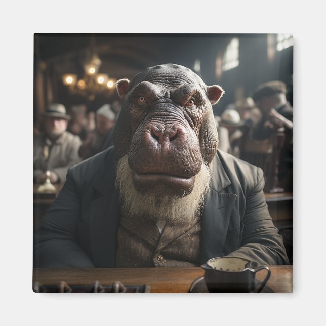 Aimant Animaux distingués de la Cour #3 (Devant)