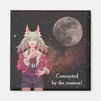Aimant Anime, pleine lune, Nébuleuse