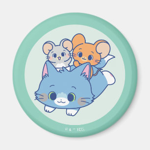 Aimant Anime Tom, Jerry et Tuffy