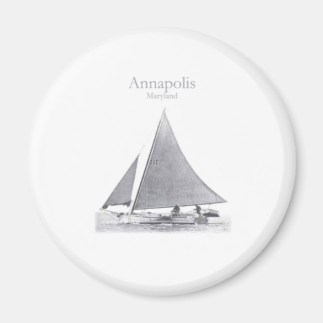 Aimant Annapolis Skipjack (Devant)