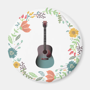 Aimant Anneau de fleur de guitare