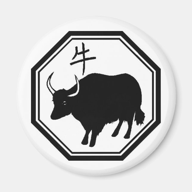 Aimant Année de l'OX (Devant)