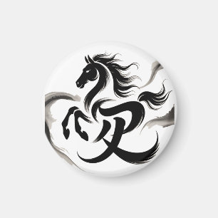 Aimant Année du cheval 2026