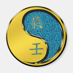 Aimant Année du dragon d'eau