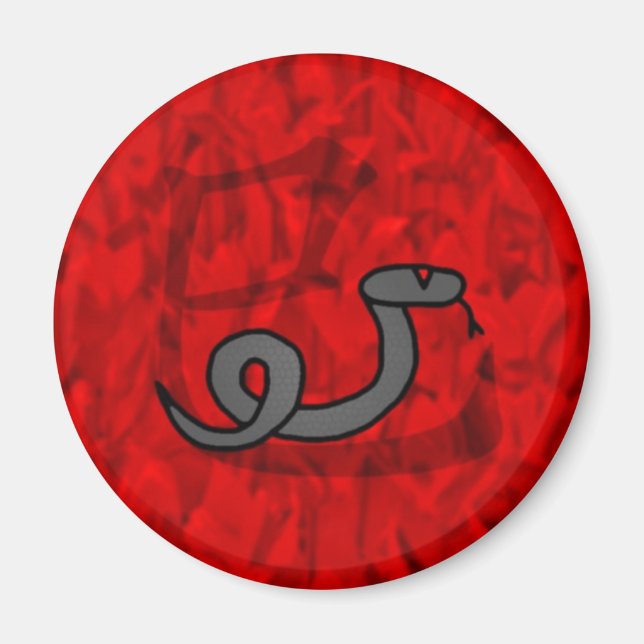 Aimant Année du serpent (Devant)
