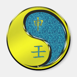 Aimant Année du singe de l'eau