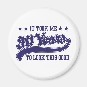 Aimant Anniversaire 30 ans