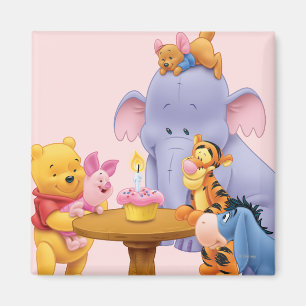 Aimant Anniversaire de Pooh & Friends