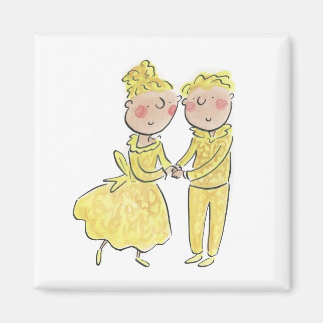 Aimant Anniversaire d'or (Devant)