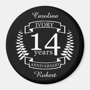Aimant anniversaire du mariage ivoirien 14 ans