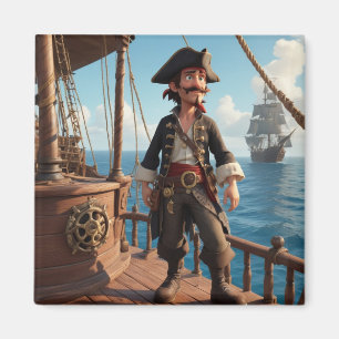 Aimant Anniversaire du Pirate