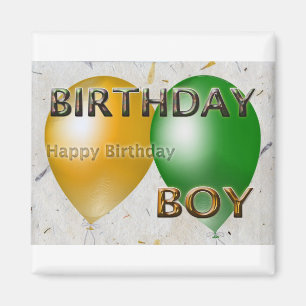 Aimant Anniversaire Joyeux anniversaire garçon