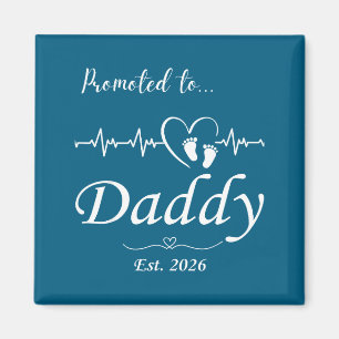 Aimant Annonce de bébé futur papa en 2026 