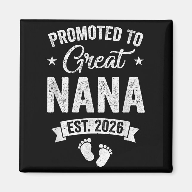 Aimant Annonce De Grossesse À Great Nana Est 2026 (Devant)