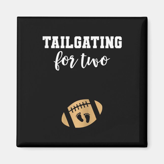 Aimant Annonce de grossesse Footll par révélation d'autom (Devant)