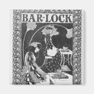 Aimant Annonce pour les machines à écrire à barres-serrur