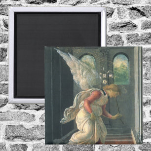 Aimant Annonciation (détail ange) par Sandro Botticelli