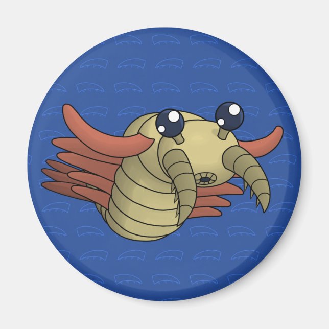 Aimant Anomalocaris - Les crevettes inhabituelles (Devant)