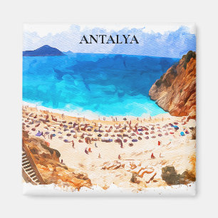 Aimant Antalya Turquie Beach Vacances