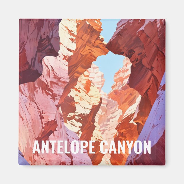 Aimant Antelope Canyon, Arizona (Devant)