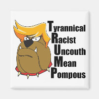 Anti Donald Trump Bulldog drôle