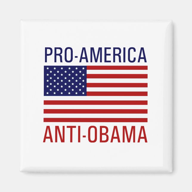 AIMANT ANTI-OBAMA PRO-AMÉRICAIN (Devant)