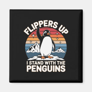 Aimant Anti Trump Flippers en haut Je suis avec les manch