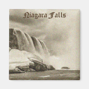 Aimant antique de sépia de chutes du Niagara