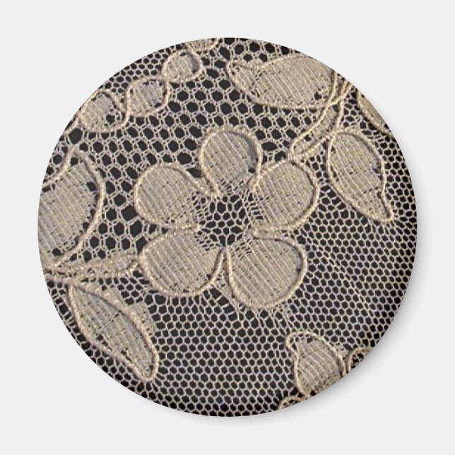 Aimant Antique dentelle Alencon (Devant)