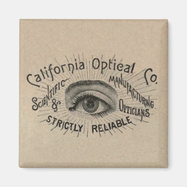 Aimant Antiquité des yeux Publicité optique (Devant)