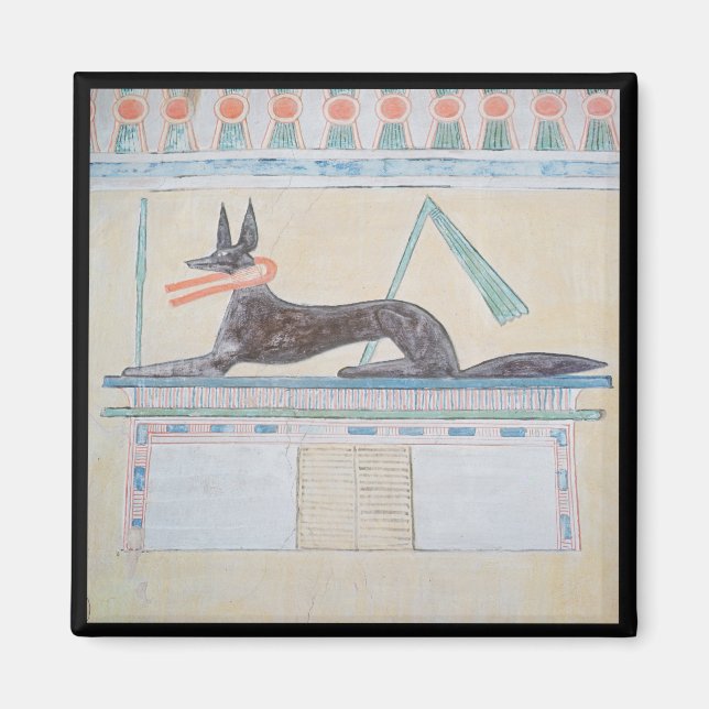 Aimant Anubis, dieu égyptien des morts (Devant)