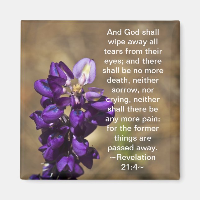 Aimant Apocalypse 21:4 (Devant)