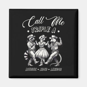 Aimant Appelle-moi Triple A Autiste Adhd Anxieux Cowboy R
