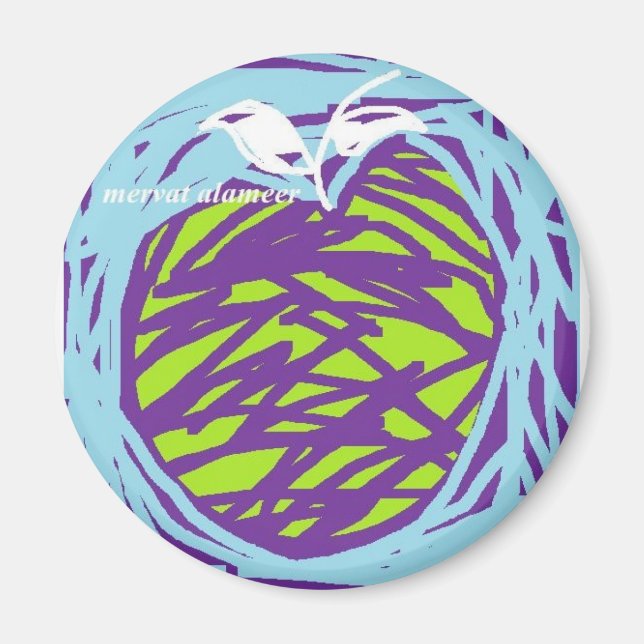 Aimant Apple numérique (Devant)