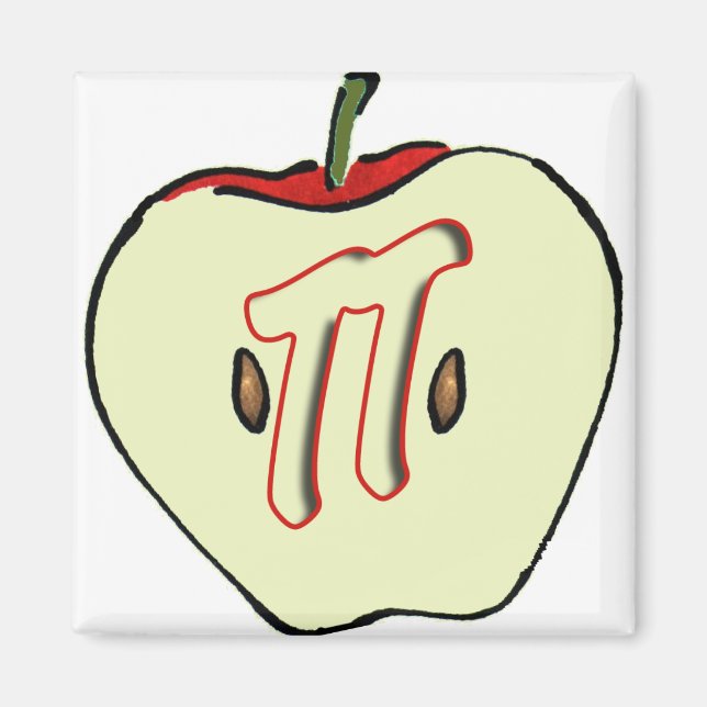 Aimant Apple PI (PIE) 3.14 (Devant)