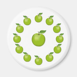 Aimant Apple vert
