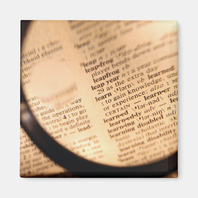 Aimant Apprendre l'aimant (Devant)