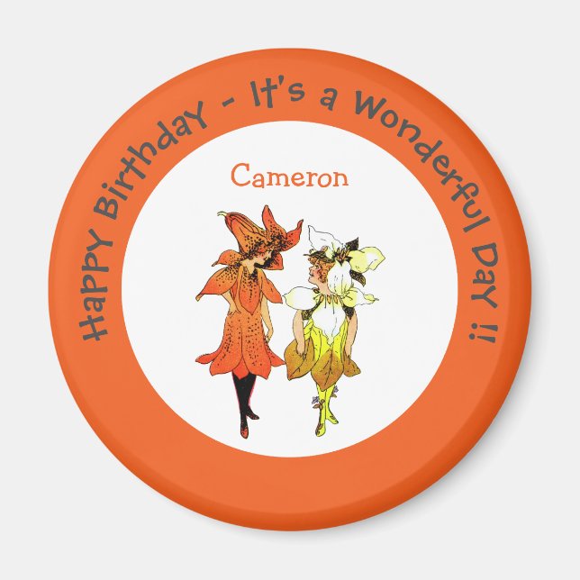 Aimant Approvisionnement en Tigre-Lily de Trillium (Devant)