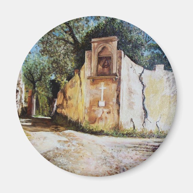 Aimant APRÈS-MIDI À RIMAGGIO / Vue Toscane (Devant)